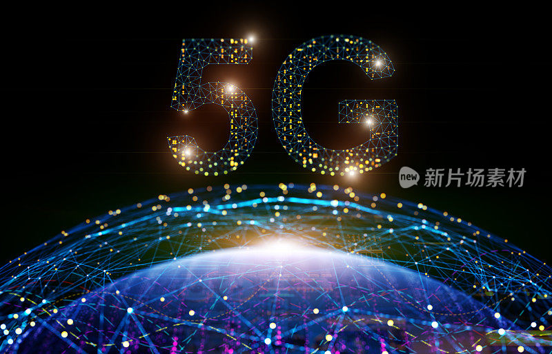 5G wifi技术数字概念